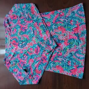 EUC Lilly Pulitzer Aleah Long Sleeve Top